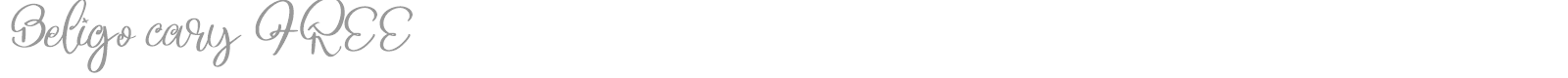 Beligo Cary font preview